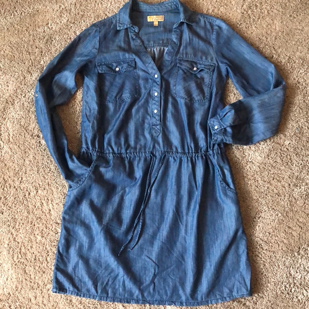 Princess Vera Wang size S Denim colored dress
